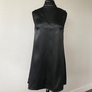 Silky Black Dress